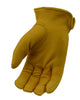 Milwaukee Leather G011T Men's Tan Full Grain Deerskin Leather Motorcycle Gloves