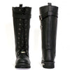 Hot Leathers BTL1005 Ladies 14-inch Black Knee-High Leather Boots with Side Zipper Entry