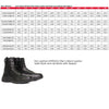 Hot Leathers BTM1012 Men's Black Leather Swat Style Lace Up Boots with Zippers