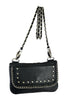 HL80151CHAIN Leather Hip Clip Purse CHAIN Bag Women Waist Bag Fanny Pack Motorcycle Biker - HighwayLeather