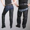 Hot Leathers CHM1001 Best Selling Black Fully Lined Unisex Leather Chaps