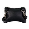 Hot Leathers CPE2001 Reflective Heart with Studs Clip Pouch-8â€X5â€X1â€