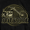 Official Cycle Source Magazine CSM1006 Menâ€™s Chopper Black T-Shirt