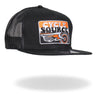 Hot Leathers CYA1004 Official Cycle Source Magazine Stripes Logo Snapback Hat