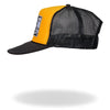 Hot Leathers CYA1005 Official Cycle Source Magazine Logo Gold and Black Snapback Trucker Hat