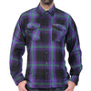 Hot Leathers FLM2011 Men's 'Voodoo' Flannel Long Sleeve Shirt