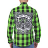 Hot Leathers FLM2106 Men's 'Brass Knuckles' Flannel Long Sleeve Shirt