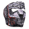 Hot Leathers FMA1022 Robo Skull Neoprene Face Mask
