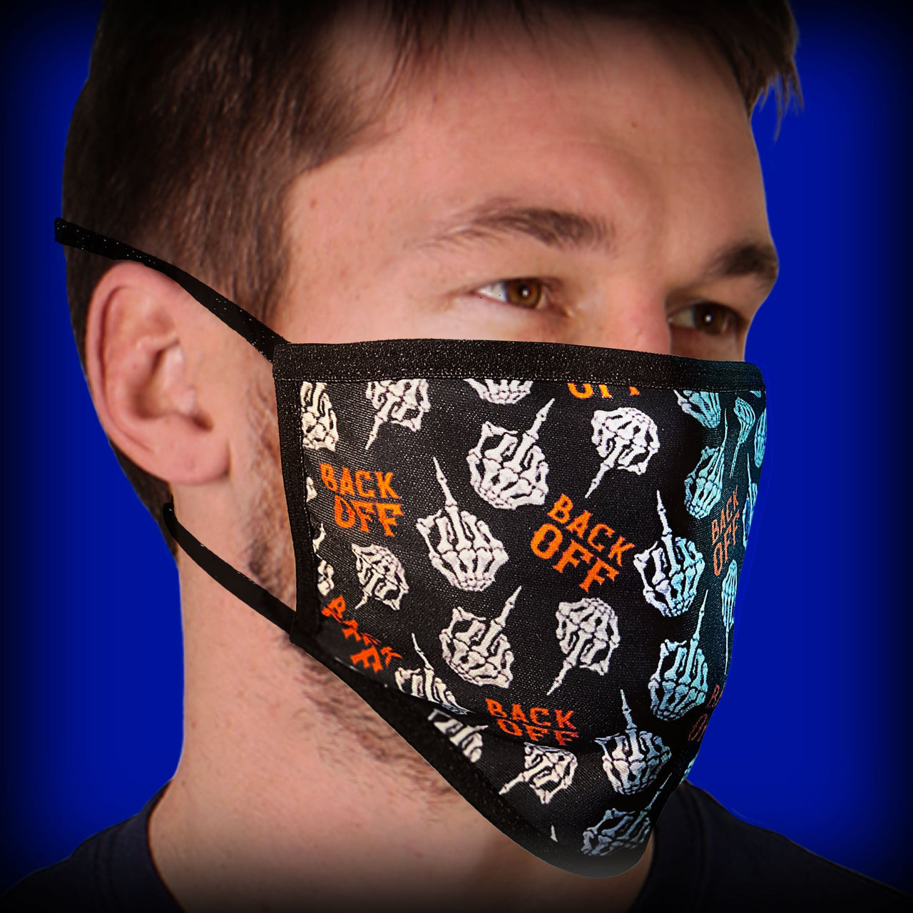 Hot Leathers FMD1009 Back Off Finger Face Mask