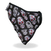 Hot Leathers FWC2007 Sugar Skulls Face Wrap Neck Warmer