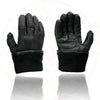 Milwaukee Leather Men's Gauntlet Motorcycle Hand Gloves-Black Deerskin Long Cuff Thermal Lined Gel Palm-G039
