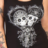 Hot Leathers GLR2408 'Sugar Couple' Full Cut Black Tank Top