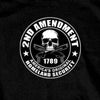 Hot Leathers GMD1158 Mens '2nd Amendment America's Original Homeland Security' Black T-Shirt