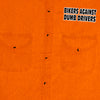 Hot Leathers GMD5090 Mens 'Can You See Me Now A****** Sleeveless Safety Orange Denim Shirt