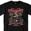 Hot Leathers GMS1074 Menâ€™s â€˜Ol' Bikes & Whiskeyâ€™ Black T-Shirt