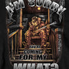 Hot Leathers GMS1337 Menâ€™s â€˜Coming For My What?â€™ Black T-Shirt