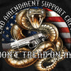 Hot Leathers GMS1371 Menâ€™s â€˜2nd Amendment Rattlerâ€™ Black T-Shirt