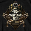 Hot Leathers GMS1415 Menâ€™s â€˜2nd Amendment Camo Skullâ€˜ Short Sleeve Black T-Shirt