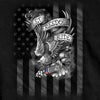 Hot Leathers GMS1422 Menâ€™s â€˜Let Freedom Ride Eagleâ€˜ Short Sleeve Black T-Shirt
