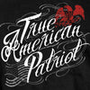 Hot Leathers GMS1454 Mens True American Patriot Black T-Shirt