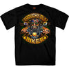 Hot Leathers GMS1508 Men's 'Grouchy Old Biker' Black Biker T-Shirt