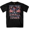 Hot Leathers GMS1544 Menâ€™s 'Try That In A Small Town' Black Graphic Print T-Shirt - LIMITED TIME