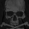 Hot Leathers GMS2305 Menâ€™s â€˜Jumbo Print Skull and Cross Bones Long Sleeve Black T-Shirt