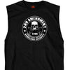 Hot Leathers GMT3207 Men’s Shooter 2nd Amendment Black Sleeveless Shirt