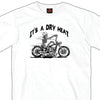 Hot Leathers GSB253 Menâ€™s â€˜Skeleton Cycle-Itâ€™s  A Dry Heatâ€™ â€™ White Short Sleeve T-Shirt