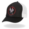 Hot Leathers GSH1012 Rooster Black and White Trucker Hat