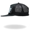 Hot Leathers GSH1019 Black â€˜Assassin Riderâ€™ Snap Back Hat