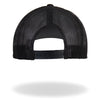 Hot Leathers GSH2023 Black Circle Skull Snapback Hat