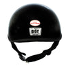 Hot Leathers HLD1045 Gloss Black 'Cross De Lis' Advanced DOT Approved Skull Half Helmet for Men and Women Biker