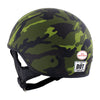 Hot Leathers HLD1049 Camo Matte' Matte Green Motorcycle DOT Approved Skull Cap Half Helmet for Men and Women Biker