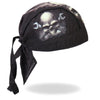 Hot Leathers HWH1054 Skull and Wrench Bones Headwrap