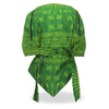 Hot Leathers HWH1116 Green Paisley Headwrap