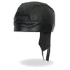 Hot Leathers HWL1010 Black Perforated Leather Head Wrap