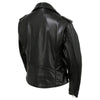 Hot Leathers JKL5004 USA Made Womens 'The Flaunt' Premium Black Classic Motorcycle Style Leather Jacket