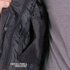 Hot Leathers JKM1023 Men’s Black High Visibility Nylon Jacket with Concealed Carry Pocket