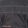 Hot Leathers JKM1023 Men’s Black High Visibility Nylon Jacket with Concealed Carry Pocket
