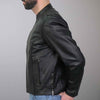 Hot Leathers JKM1027 Men’s Black ‘Carry and Conceal’ Leather Jacket