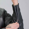 Hot Leathers JKM1030 Menâ€™s Black â€˜Carry and Concealâ€™ Leather Jacket with Flannel Lined Hood