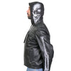 Hot Leathers JKM1031 Menâ€™s â€˜Skull and Bonesâ€™ Leather Jacket with Flannel Lining