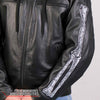 Hot Leathers JKM1031 Menâ€™s â€˜Skull and Bonesâ€™ Leather Jacket with Flannel Lining