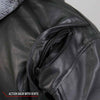 Hot Leathers JKM1031 Menâ€™s â€˜Skull and Bonesâ€™ Leather Jacket with Flannel Lining