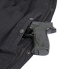 Hot Leathers JKM3009 Men's Classic Black Denim Flannel Long Sleeve Shirt with Armor