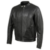 Milwaukee Leather USA MADE MLJKM5006 Men's Black 'Rumble' Premium Leather Motorcycle Jacket