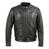 Hot Leathers JKM5006 USA Made Men's 'Rumble' Black Premium Leather Motorcycle Jacket