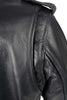 Milwaukee Leather LKL2700 Ladies Classic Black Leather Police Style Jacket with Side Laces