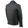 Milwaukee Leather LKY1950 Youth Size Classic Style Black Police Biker Leather Jacket